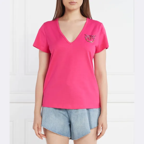 

Футболка стандартного кроя Pinko, розовый