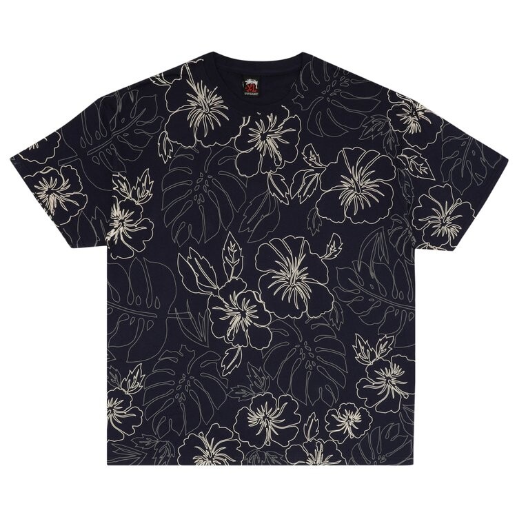 

Футболка Stussy Gear Hawaiian Flower 'Navy', синий