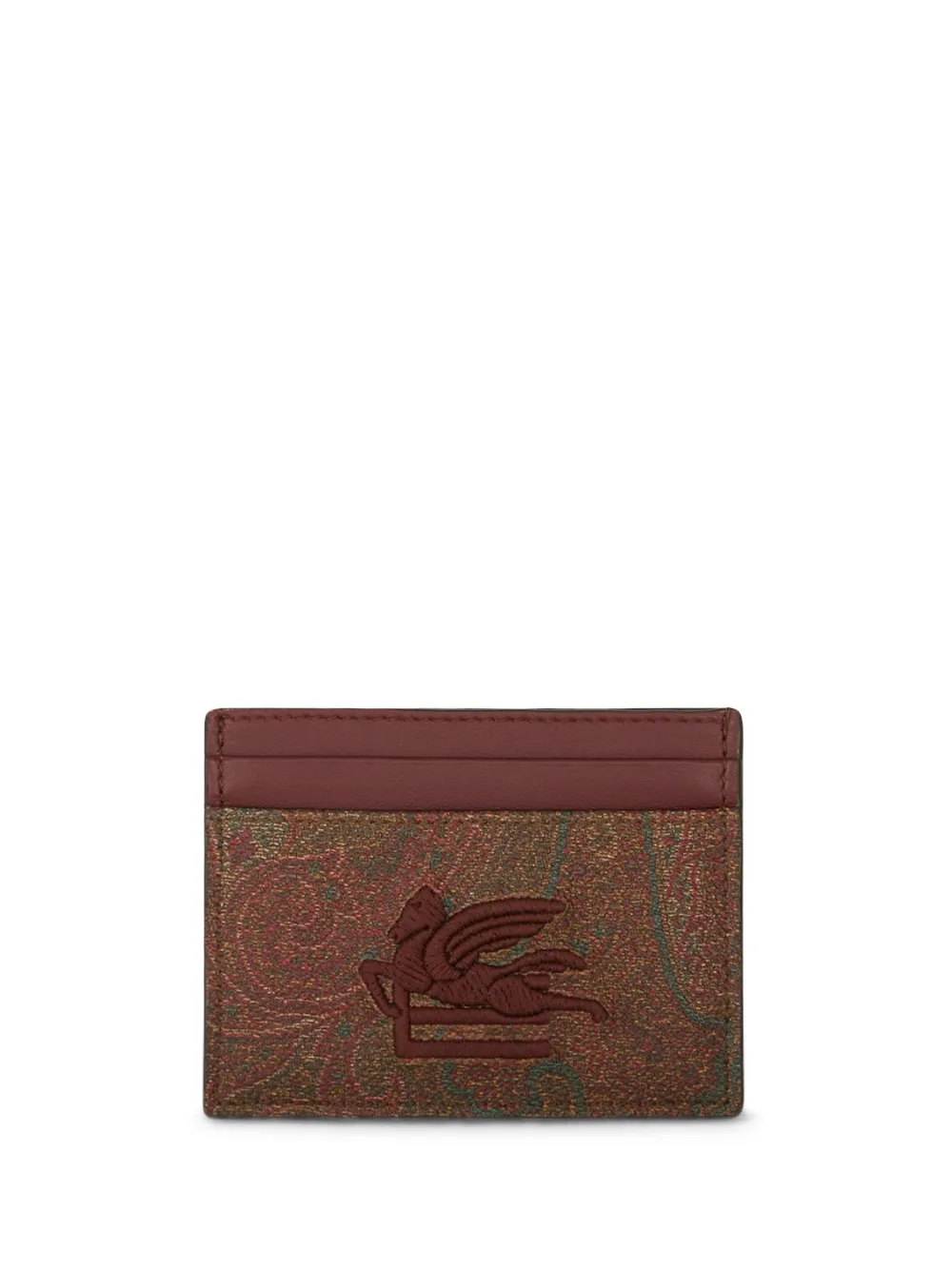 

Картхолдер с принтом пейсли ETRO, коричневый