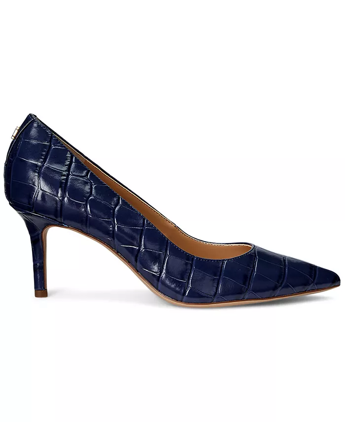 Женские туфли-лодочки Lanette с острым носом Lauren Ralph Lauren, синий — фото 2