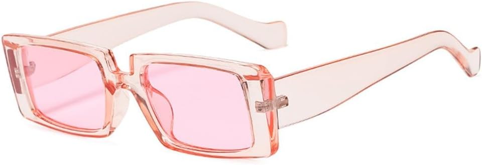 

Модные солнцезащитные очки для женщин и мужчин, винтажные прямоугольные солнцезащитные очки, классические солнцезащитные очки, трендовые очки с градиентным переходом, защита от ультрафиолета UV400 KTUCN, Trans Pink