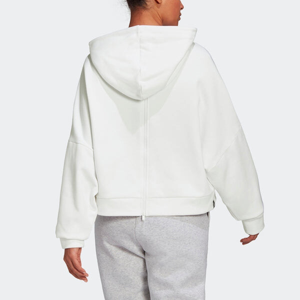 Свитер contrasting colors logo sports pullover hoodie asia edition white Adidas, белый — фото 4