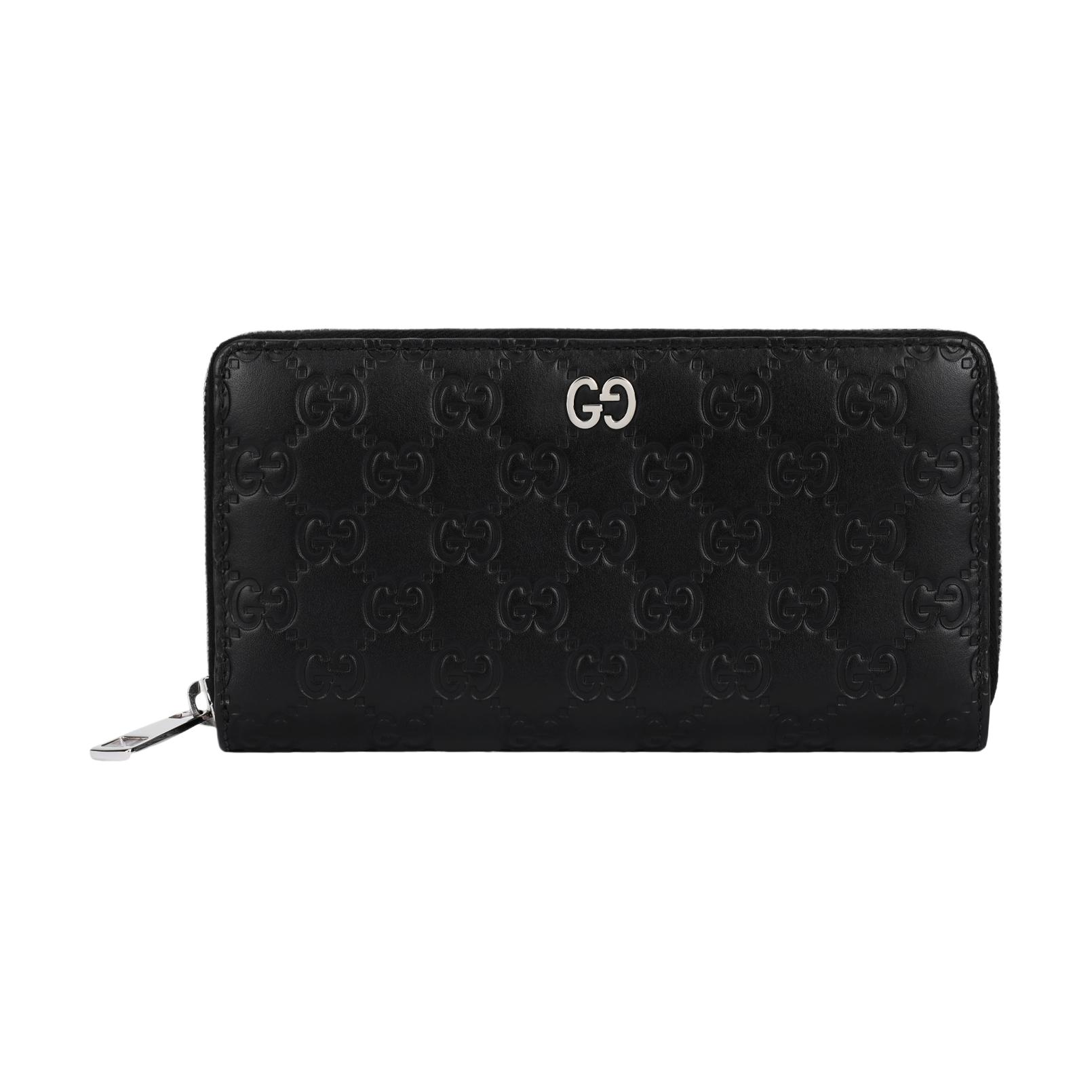 

Кожаный бумажник мужской черный GUCCI