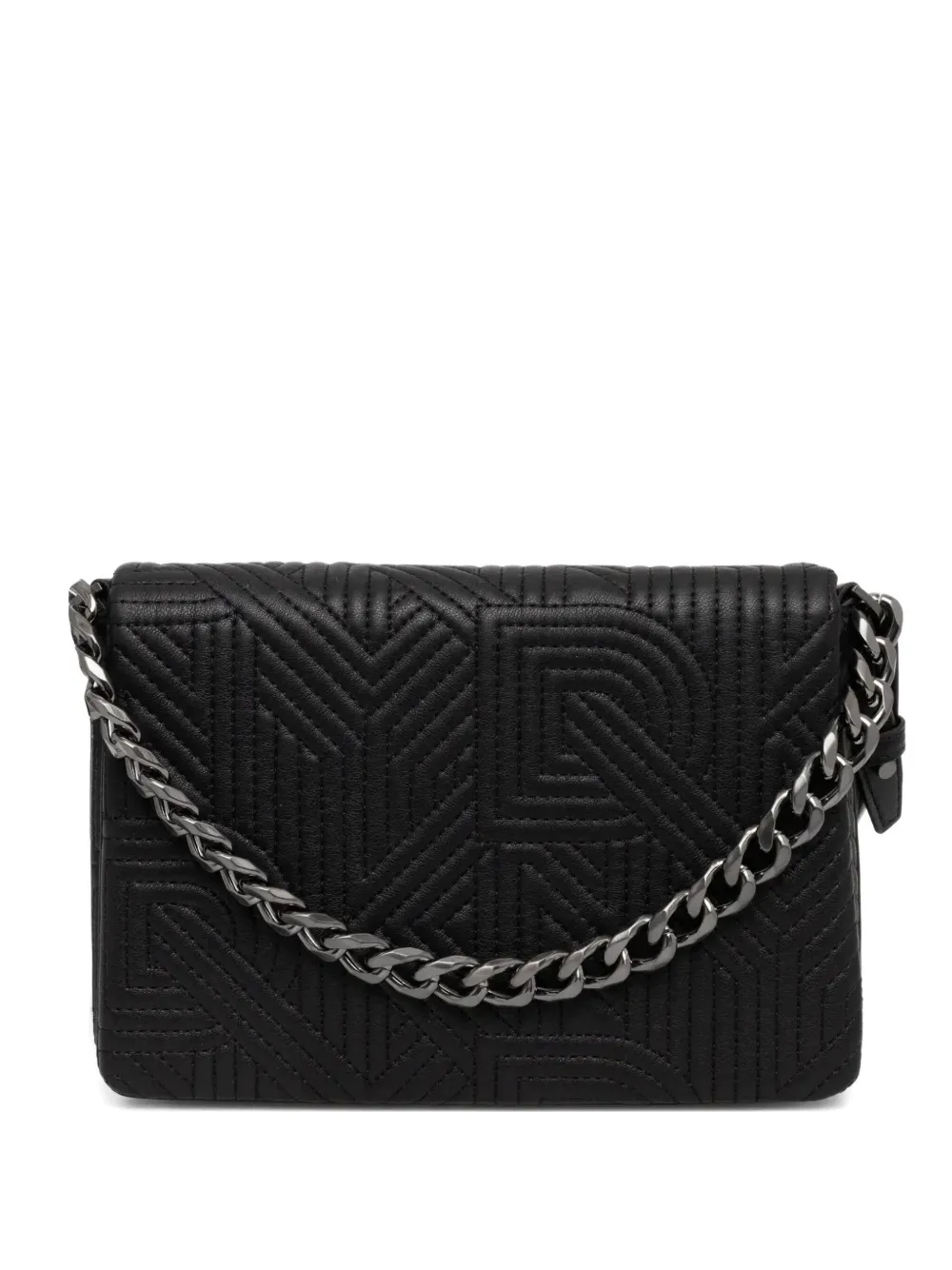 

Сумка через плечо с монограммой DKNY, черный