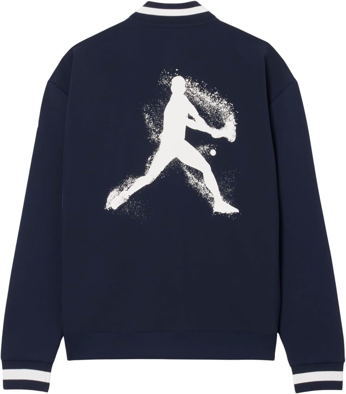 Куртка Lacoste Sport Tennis X Novak Djokovic для мужчин, Navy Blue/Flour — фото 3