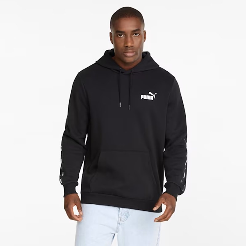 

Мужская толстовка ess+ Tape Hoodie fl Puma, черный