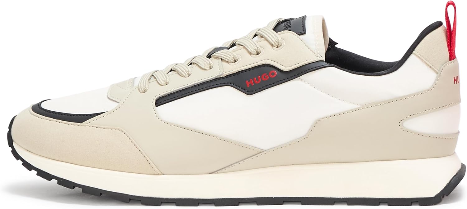 Мужские кроссовки для бега Hugo Mens Icelin из нейлона, Tan Dunes — фото 2