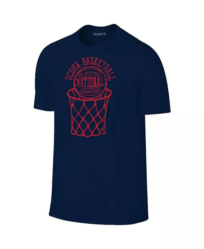 

Мужская темно-синяя футболка UConn Huskies 2023 NCAA, мужская футболка с национальными чемпионами по баскетболу Original Retro Brand