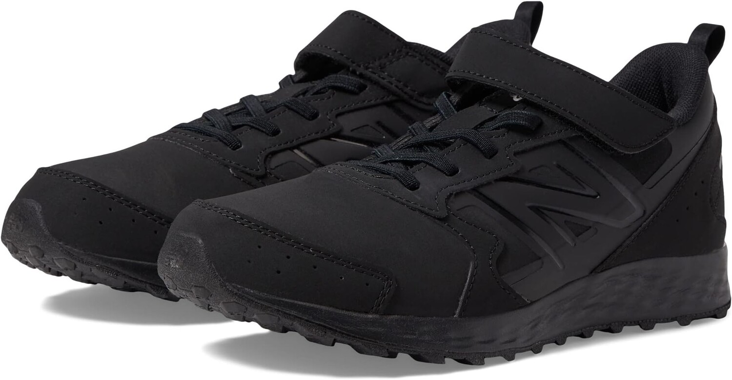 

Кроссовки Fresh Foam 650v1 Bungee Lace with Top Strap New Balance, цвет Black/Black