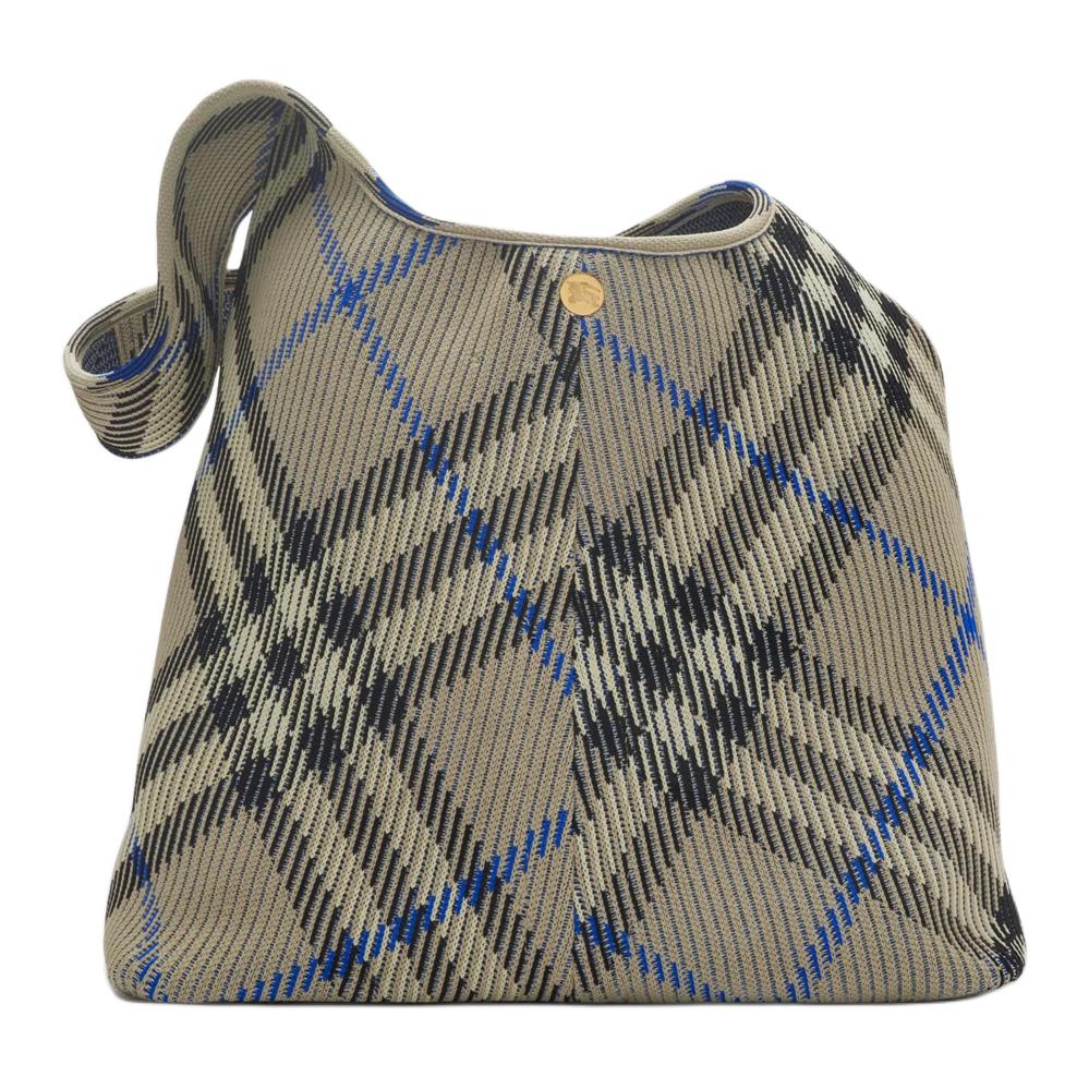 

Burberry Полиамидная женская сумка через плечо большая мохово-зеленая