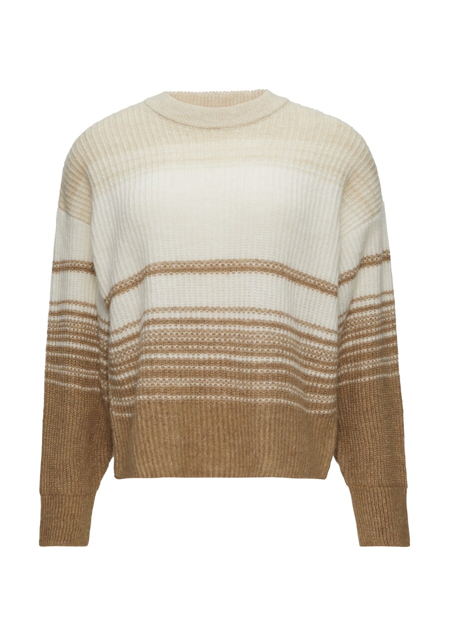 

Тонкий вязаный свитер s.Oliver Sweater, цвет ecru/light beige/light brown