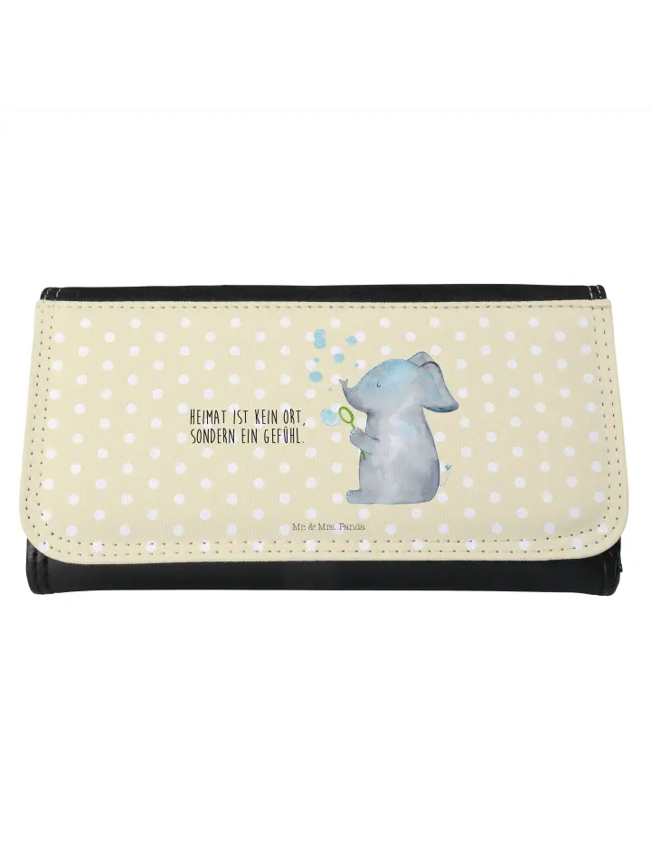 

Кошелек Mr. & Mrs. Panda, желтый пастельный