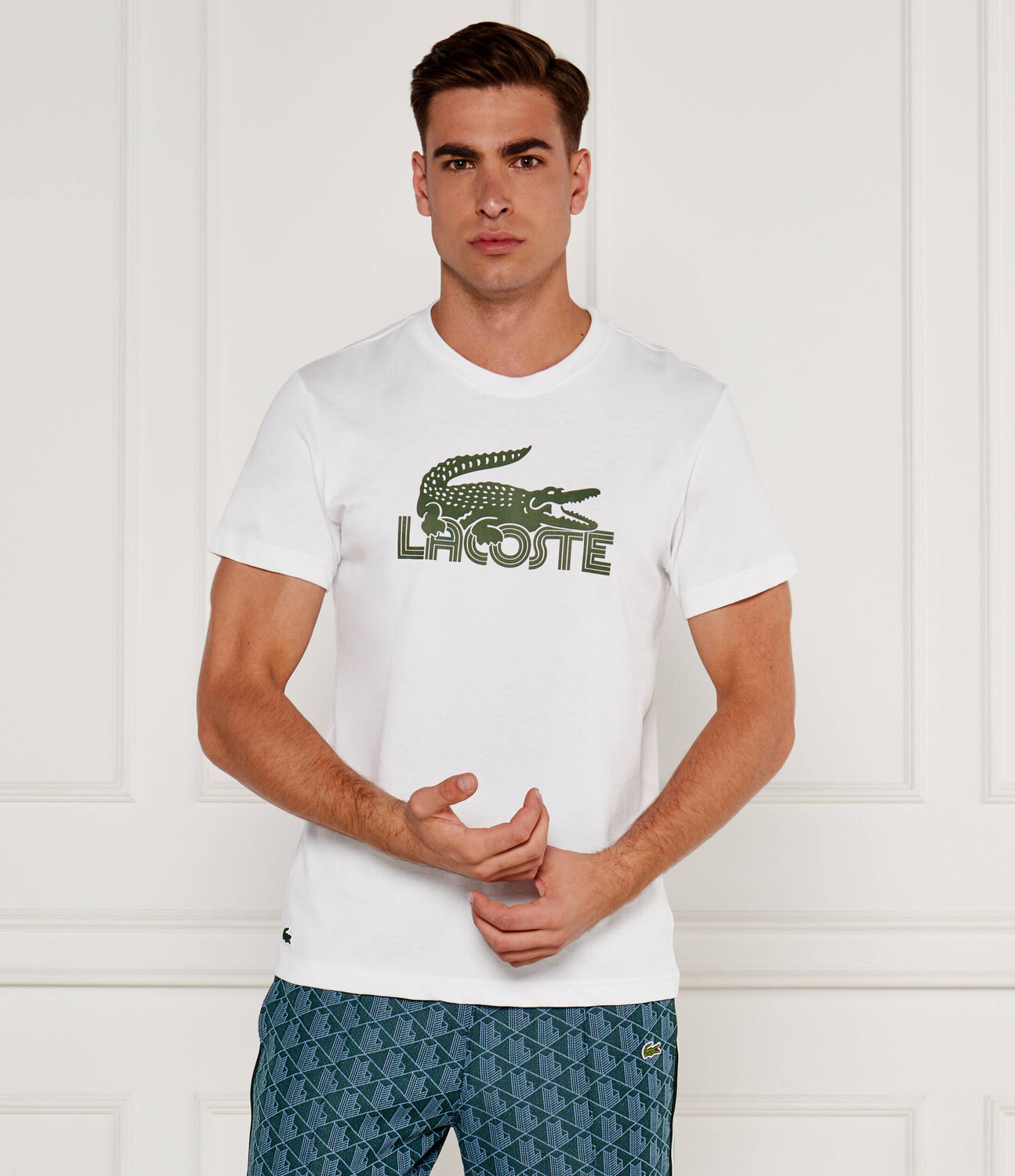 

Футболка Lacoste Regular Fit, белый