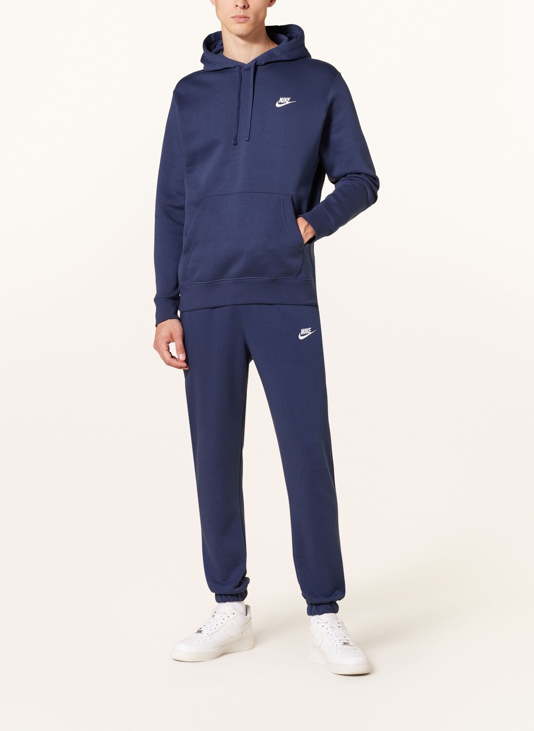 Толстовка sportswear club Nike, темно-синий — фото 2