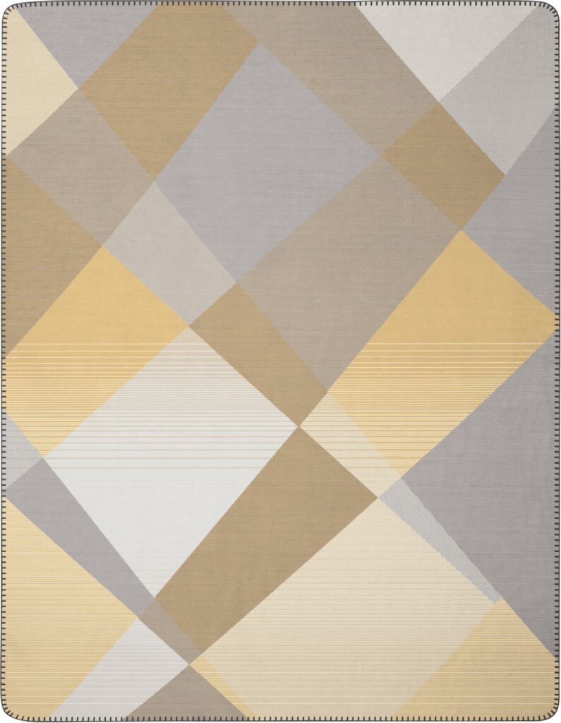 

Плед Biederlack Plumeria синий 150 х 200 Herrmann Biederlack