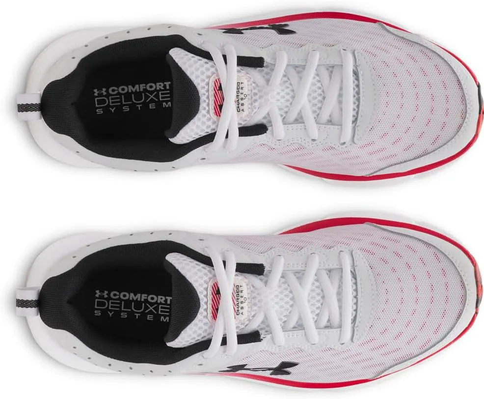 Мужские кроссовки Under Armour Charged Assert 10, белый/красный/черный — фото 4
