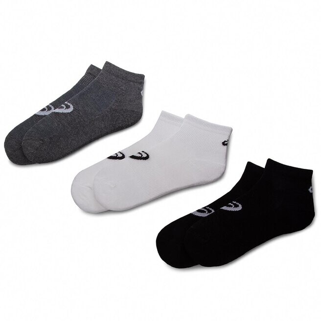 

Носки Asics Quarter Sock, 3 шт, серый/черный/белый