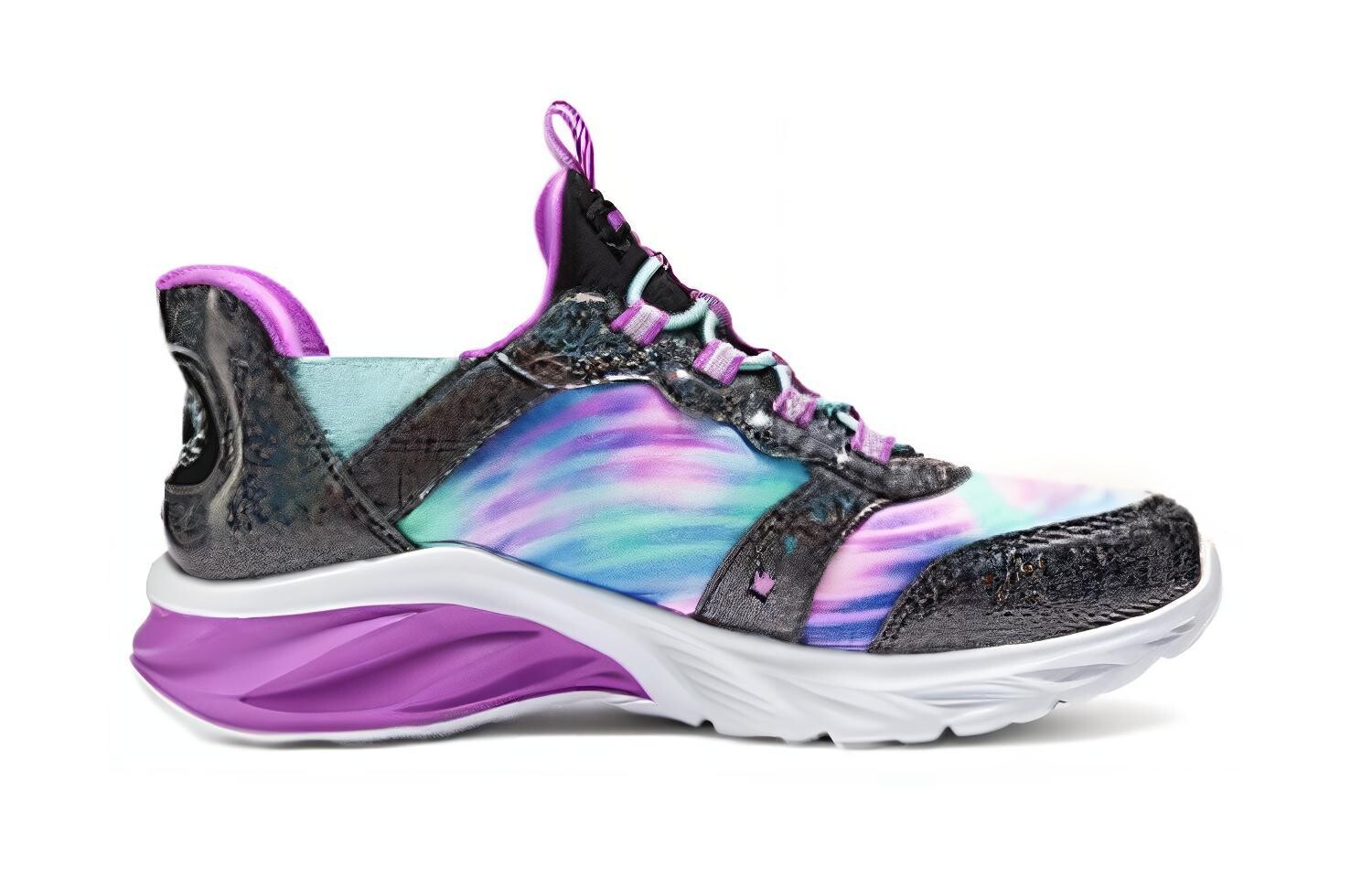 Кроссовки Skechers Kids Lifestyle Shoes Kids Low-top Black Multicolor, черный — фото 2