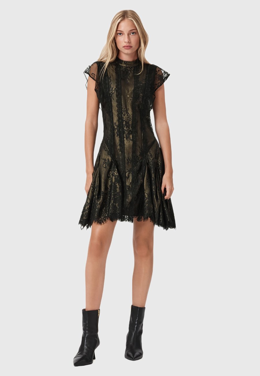 

Платье AllSaints FLEUR, Metallic Gold/Gold-Coloured
