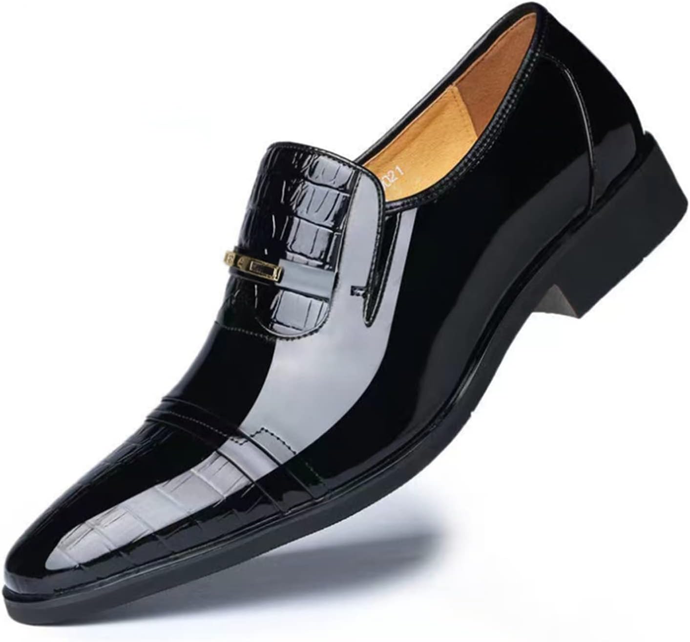 

Мужские туфли CHUUMEE, слипоны-лоферы, повседневные деловые кожаные туфли, черный