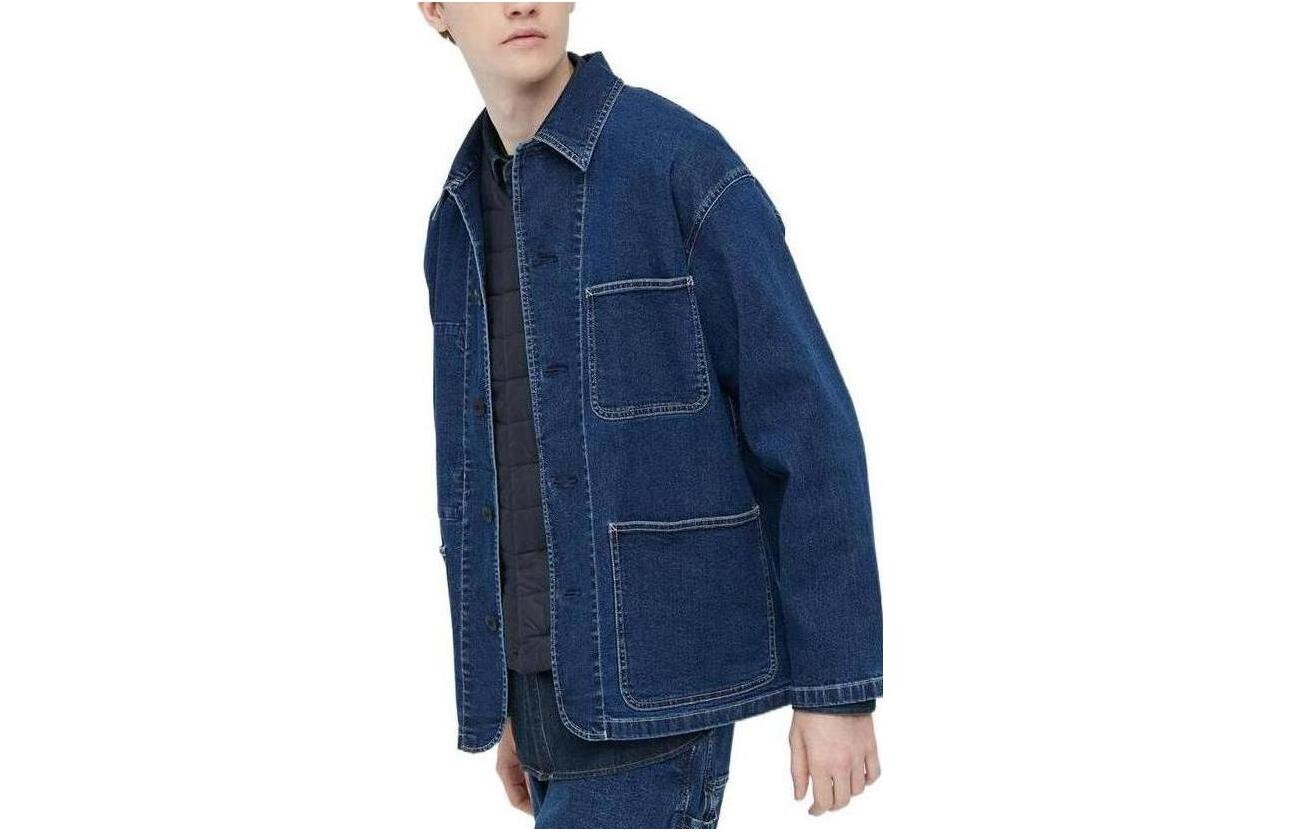 

Джинсовая куртка унисекс UNIQLO, цвет Blue