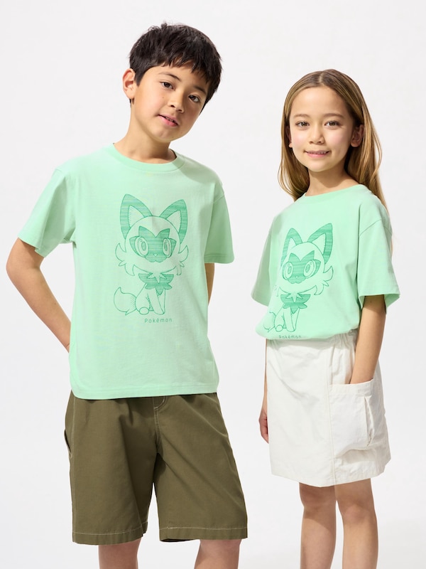 

Футболка с графическим принтом Pokémon ut Uniqlo, зеленый