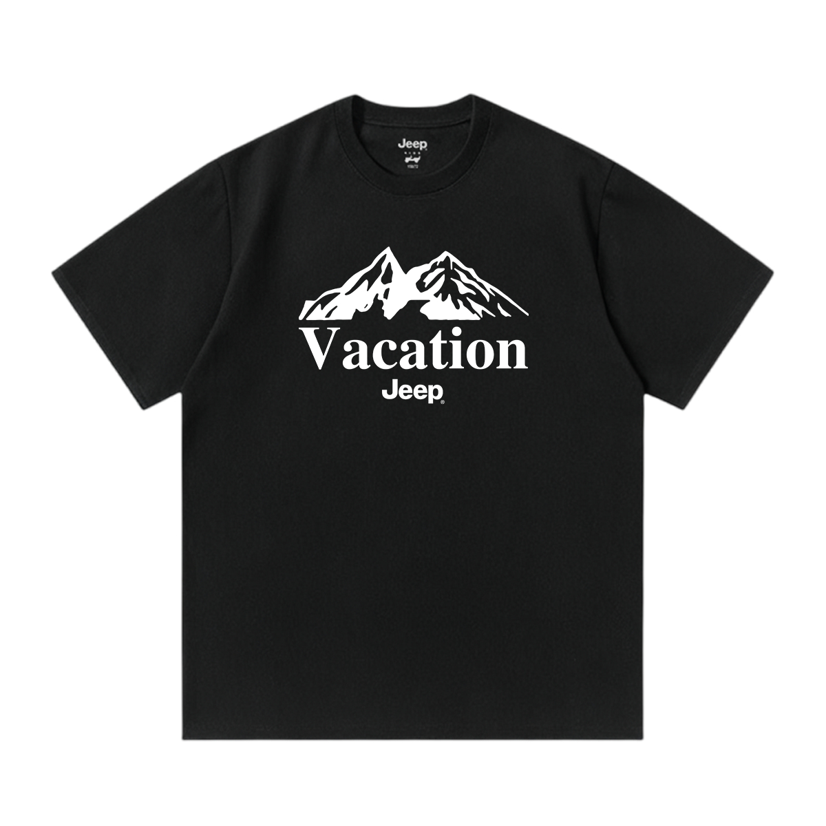 Футболка Unisex Crew Neck Moderate Jeep, sky синий — фото 4