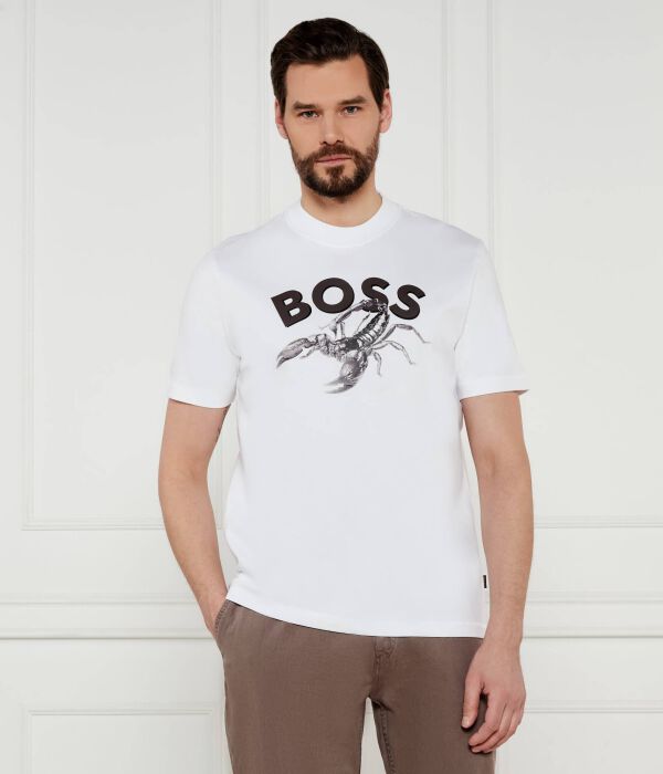 

Футболка te_bossfish Regular fit Boss Orange, белый