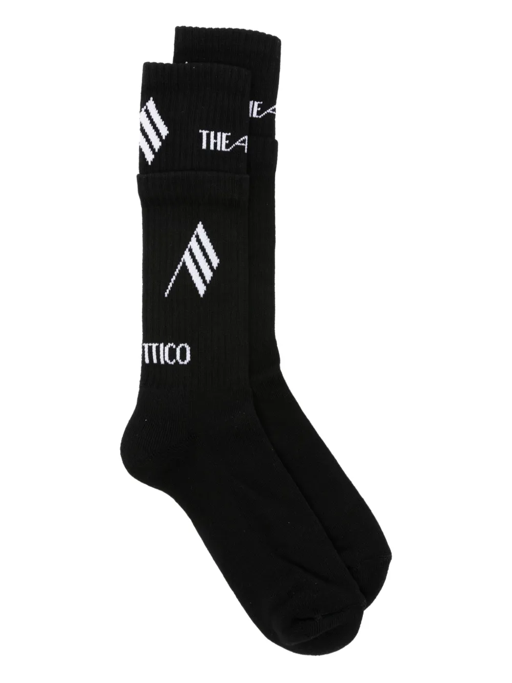 

Носки с узором The Attico, черный