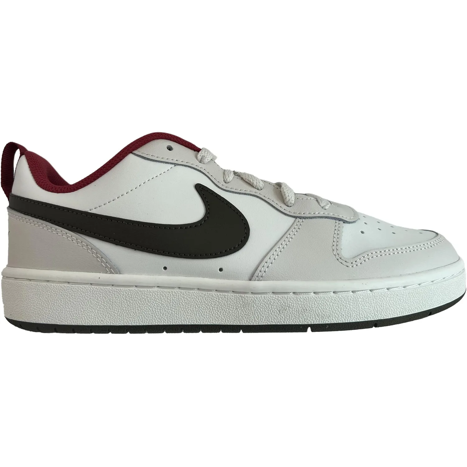 Nike Кроссовки для скейтбординга Court Borough Low top детские бело-серо-черные — фото 3