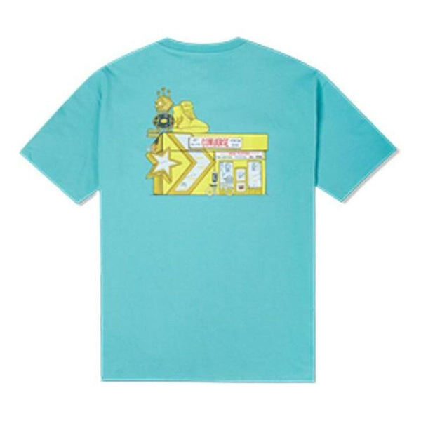 

Футболка sneaker store t-shirt 'lake green' Converse, зеленый