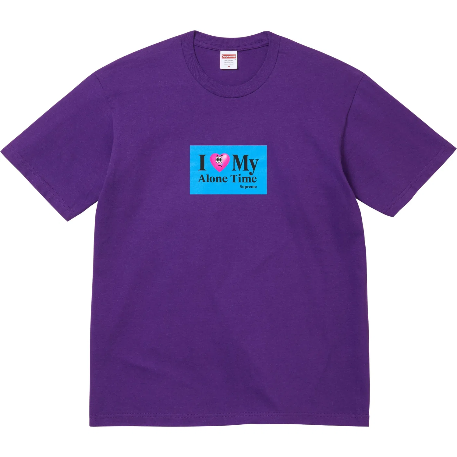 Футболка Alone Time Tee Unisex, SS26 WEEK7 Supreme, Purple
