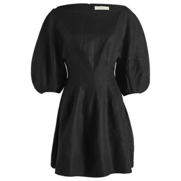 

Мини-Платье Lowen из льна Faithfull The Brand, черный