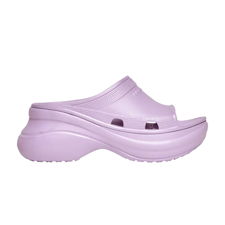 Сандалии Balenciaga Crocs x Balenciaga Wmns Pool Slide Sandal 'Light Purple', фиолетовый