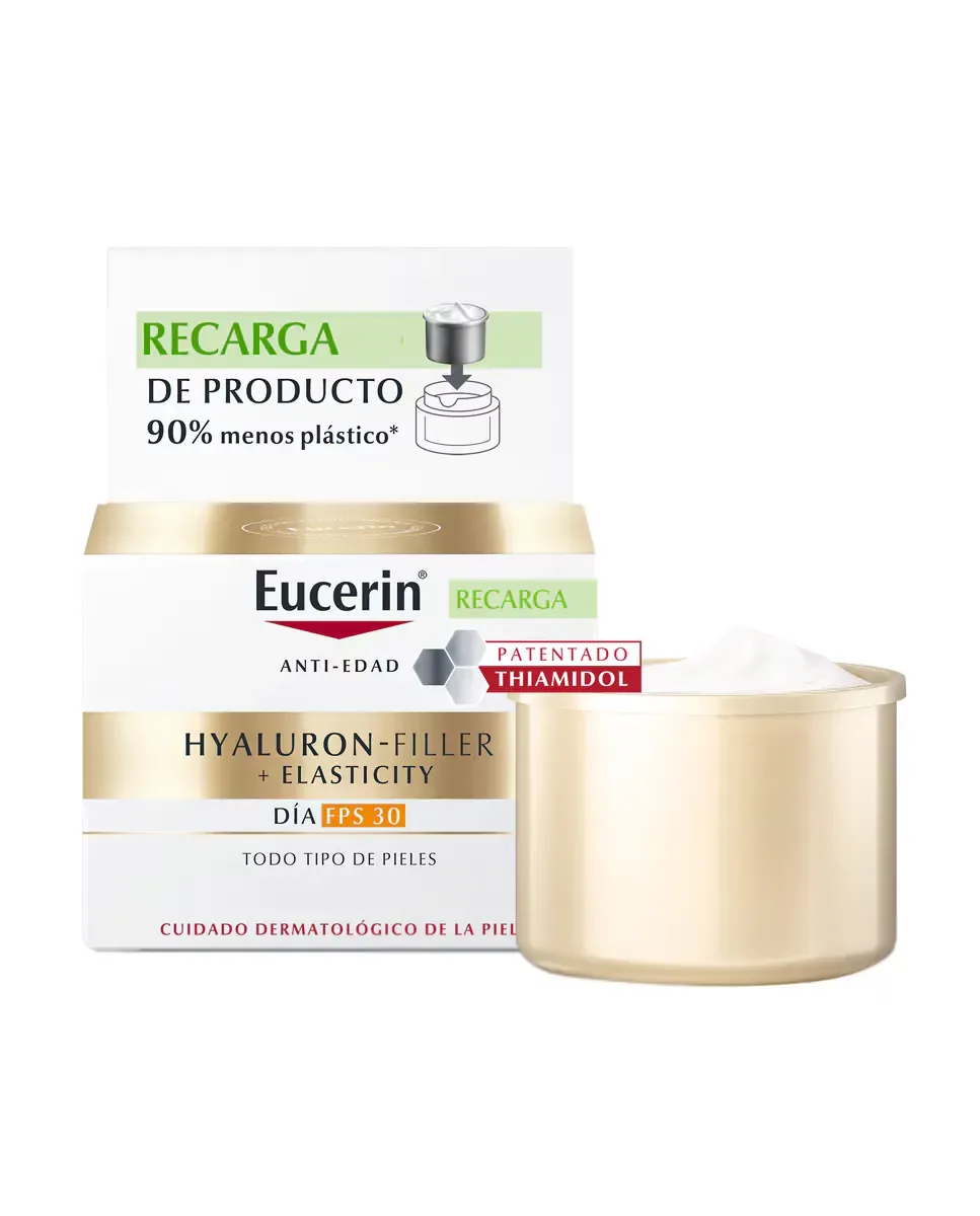Крем для лица SPF30 EUCERIN Запасной флакон дневного крема Hyaluron Filler Elasticity