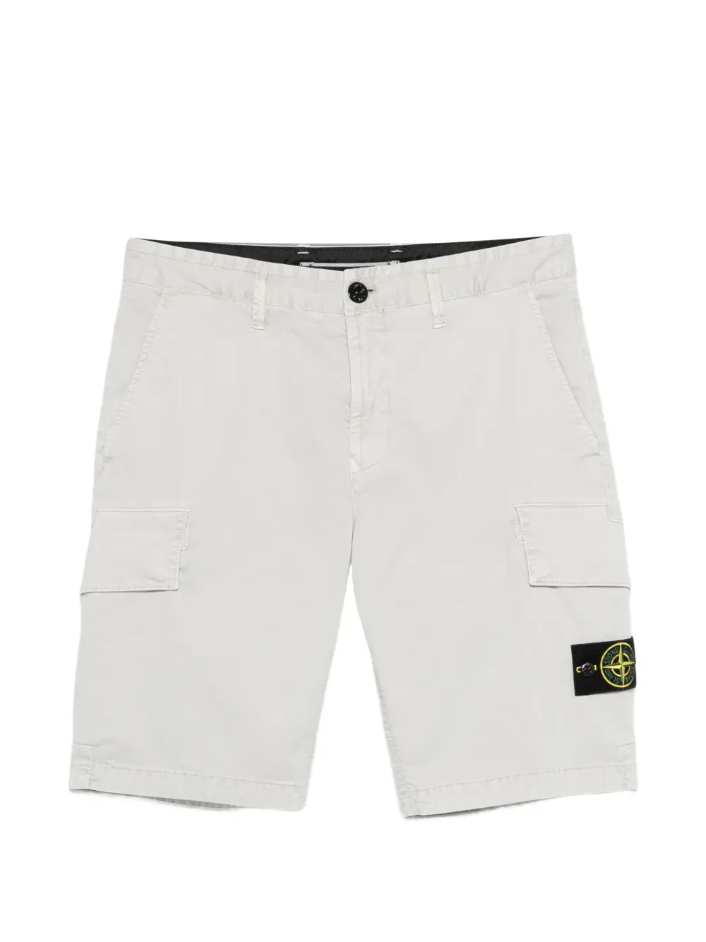 Шорты с нашивкой логотипа Stone Island, серый