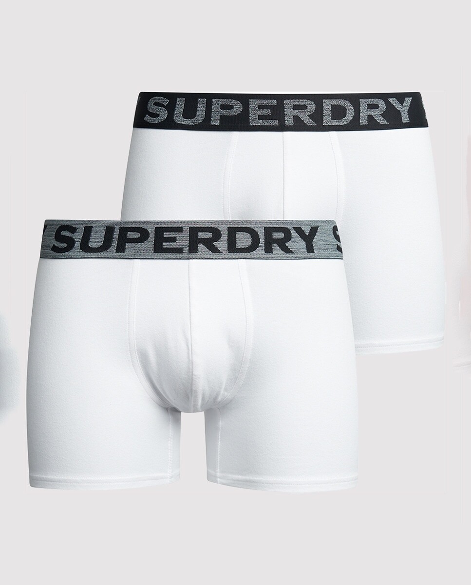 

Комплект из 3 трусов-боксеров из органического хлопка Superdry, белый