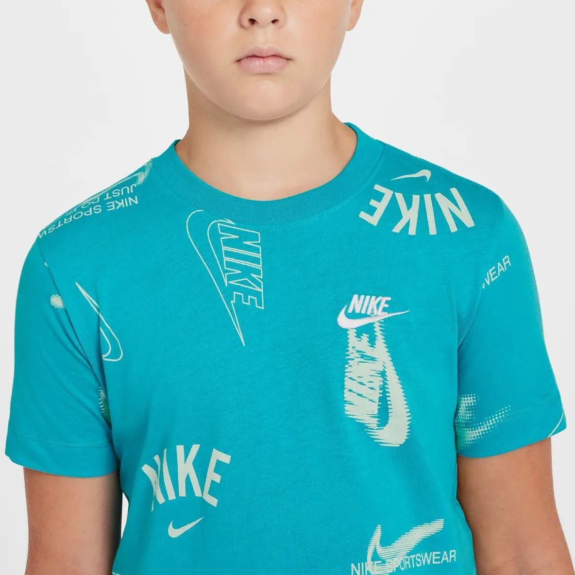 Футболка SS25 Teenagers Nike, синий — фото 4