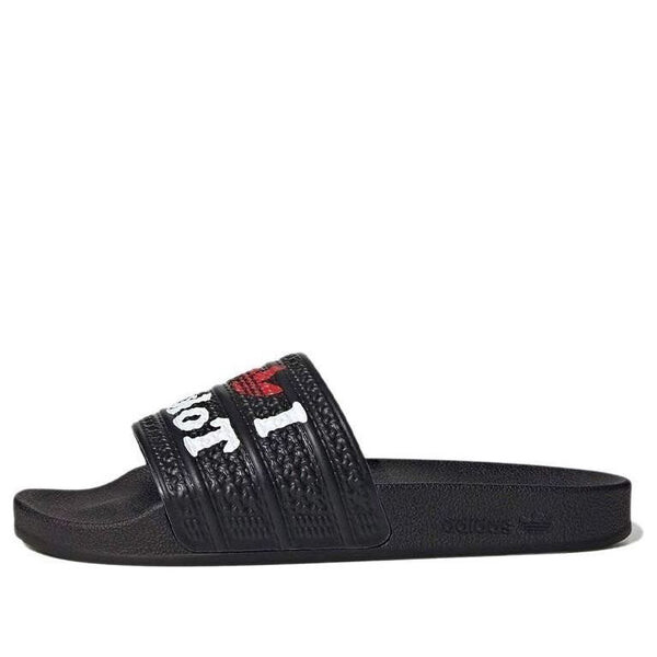 Тапочки originals adilette slides slippers black Adidas, черный