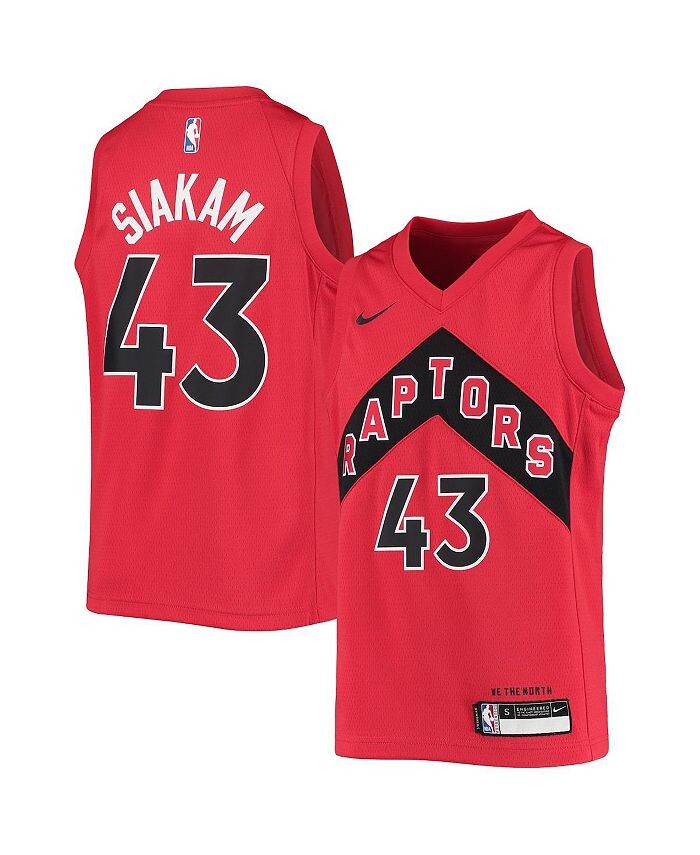 

Джерси Big Boys Pascal Siakam Red Toronto Raptors 2020/21 Swingman — Icon Edition Nike, красный