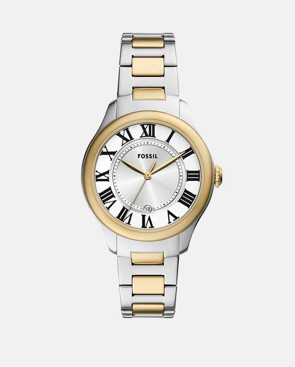 

Женские часы Gilmore ES5396 в двухцветном стальном корпусе Fossil, мультиколор