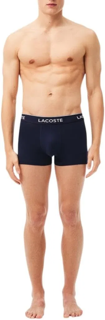 Боксеры Lacoste, набор из 3 пар, принт "Big Croc", синий/зеленый/красный — фото 2