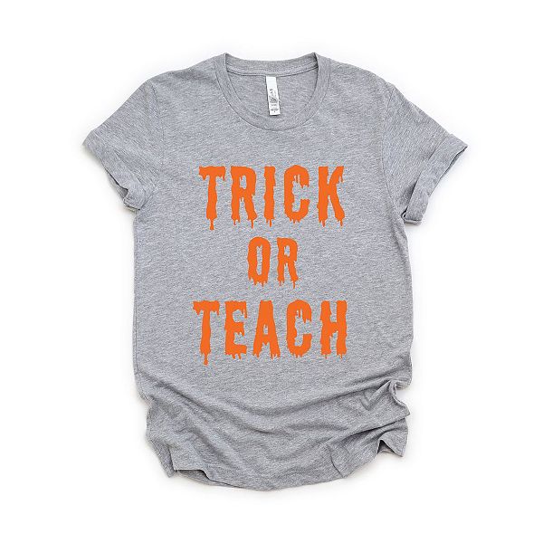 

Футболка Trick or teach с коротким рукавом Simply Sage Market, Heather Grey, Серый, Футболка Trick or teach с коротким рукавом Simply Sage Market, Heather Grey