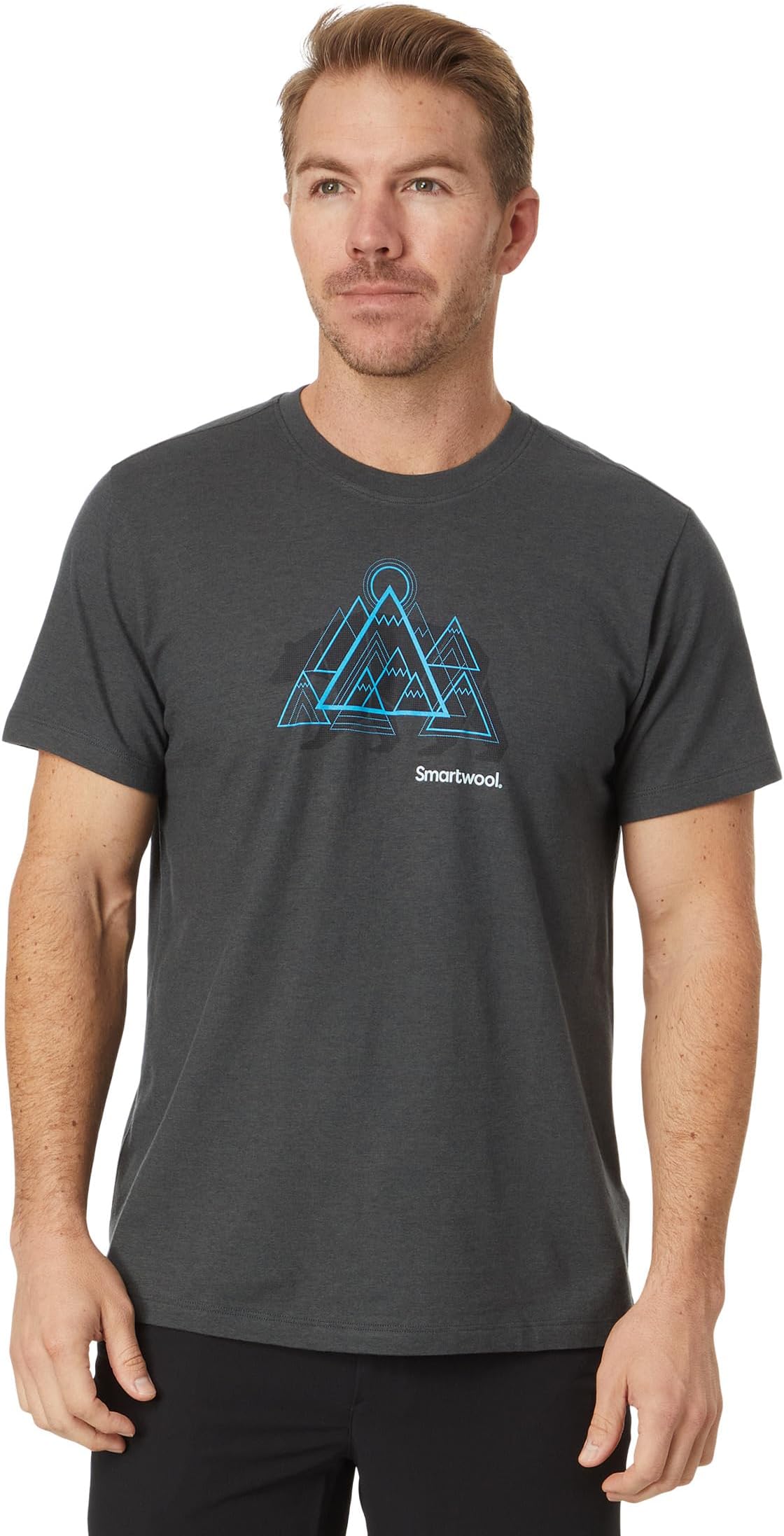 

Футболка Smartwool Bear Range Graphic Short Sleeve Tee, цвет Charcoal