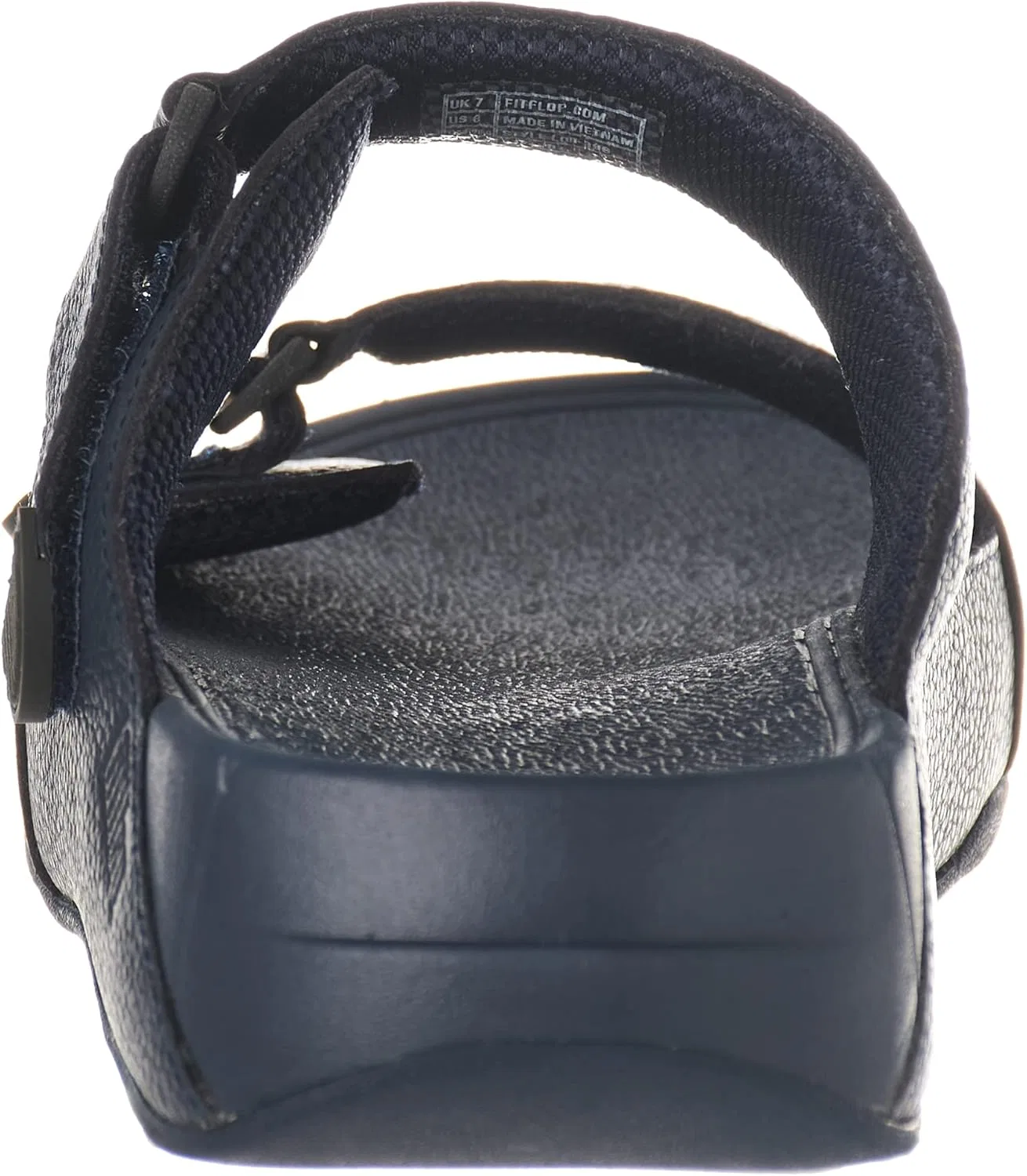 Мужские кожаные сандалии Fitflop Gogh Moc Slide, Midnight Navy — фото 3