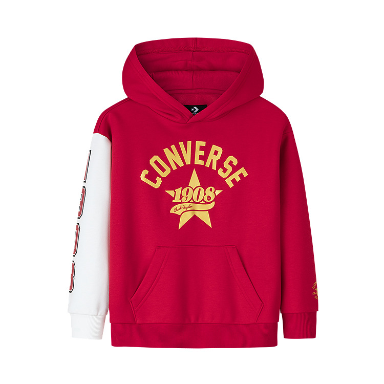 Converse Свитшот CNY коллекция Нового года red детский — фото 3