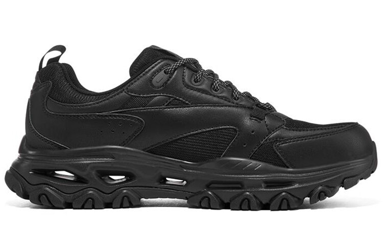 Кроссовки мужские толстые низкие черные Skechers — фото 2