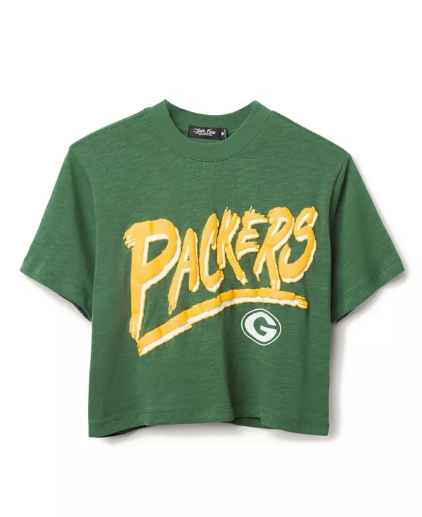 

Женская футболка с высоким воротником NFL Green Bay Packers Thrill Junk Food Clothing, зеленый