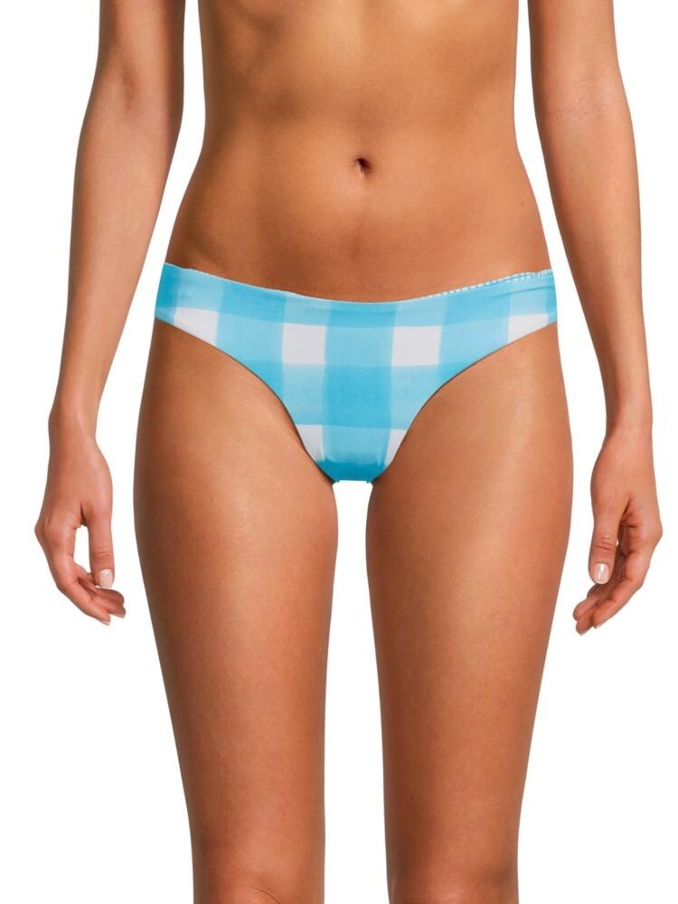 

Низ бикини с узлом Desi Solid & Striped, цвет Cerulean Blue