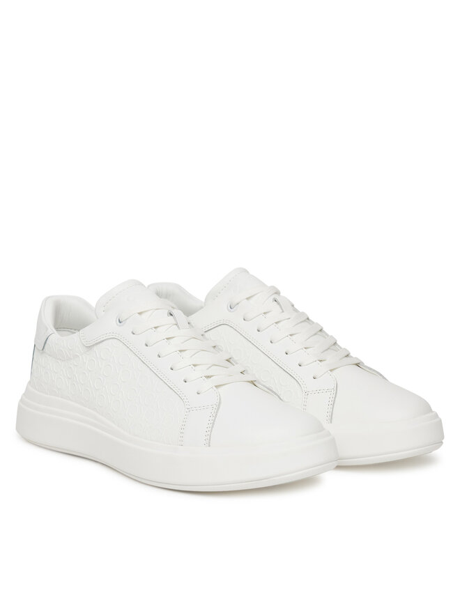 Кроссовки Chunky Low Top Lace Up Mono HM0HM01970 Calvin Klein, белый — фото 2
